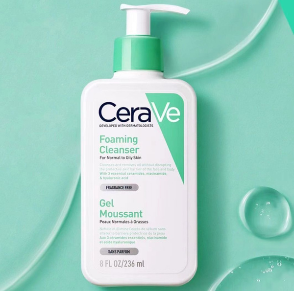 CeraVe Гель очищающий для нормальной и жирной кожи лица и тела, 236мл ...