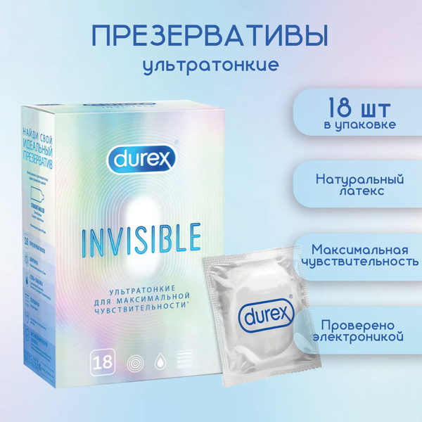 Durex invisible толщина стенки