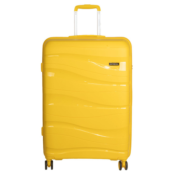 Чемодан Samsonite L легкий yellow из полипропилена замок с функцией TSA ...