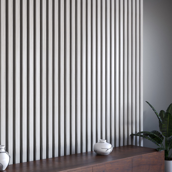 Интерьерная рейка МДФ ДУБ КРАФТ БЕЛЫЙ 16*40*2800 МДФ - 20 шт. - купить ...