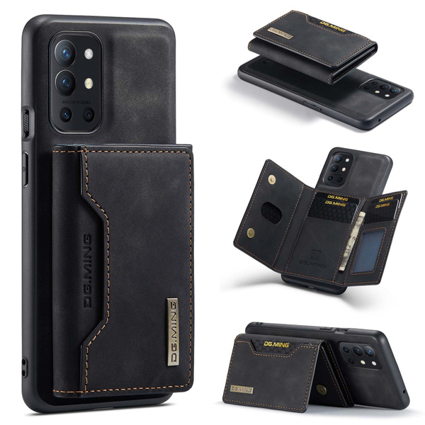 DG.MING Mагнитный кожаный чехол для OnePlus 9R (Ван Плас 9Р) держатель ...