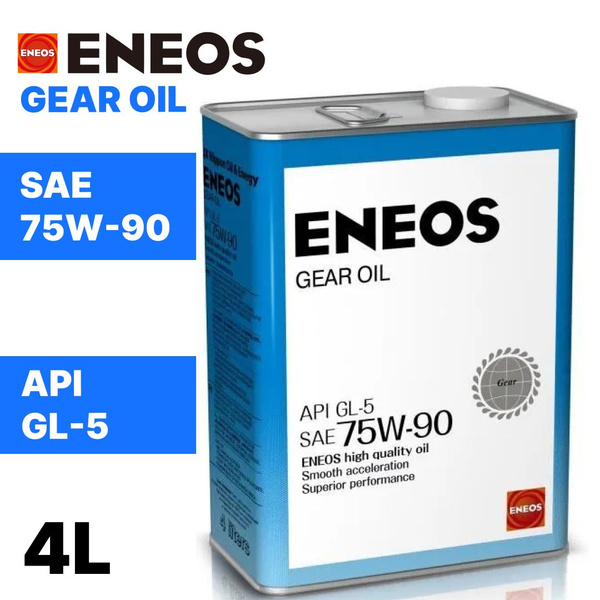 Трансмиссионное масло Eneos Gear GL-5 75W-90 4 л - купить по выгодной ...