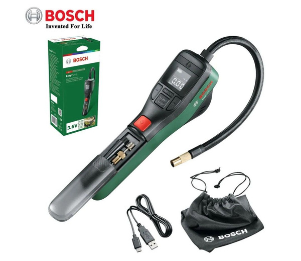 Бош ИзиПамп 0603947000 - батарейный насос для воздуха Bosch EasyPump ...