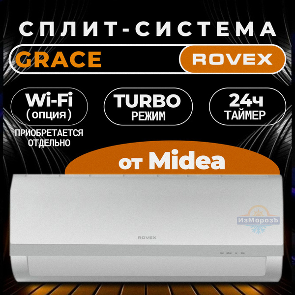 Кондиционер Rovex RS-12MST1 Grace (Завод Midea) Сплит система Rovex On ...