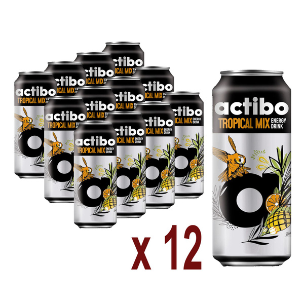 Безалкогольный энергетический напиток Actibo со вкусом "Тропический ...