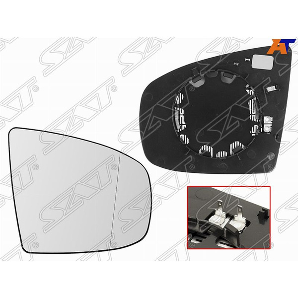 Зеркальный элемент правый для БМВ Е70 2006-2010, BMW X5 E70 зеркальный ...
