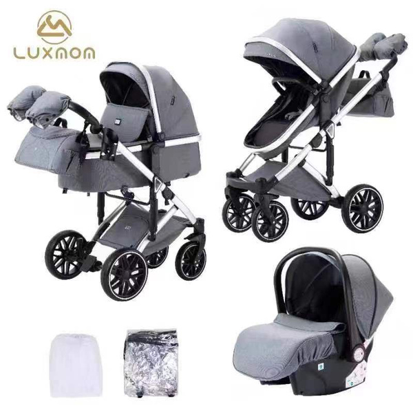 Коляска-трансформер 3 в 1 Luxmom F2А NEW , для новорожденных, с ...