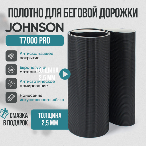 Беговое полотно, полотно для беговой дорожки Johnson T7000 PRO купить ...