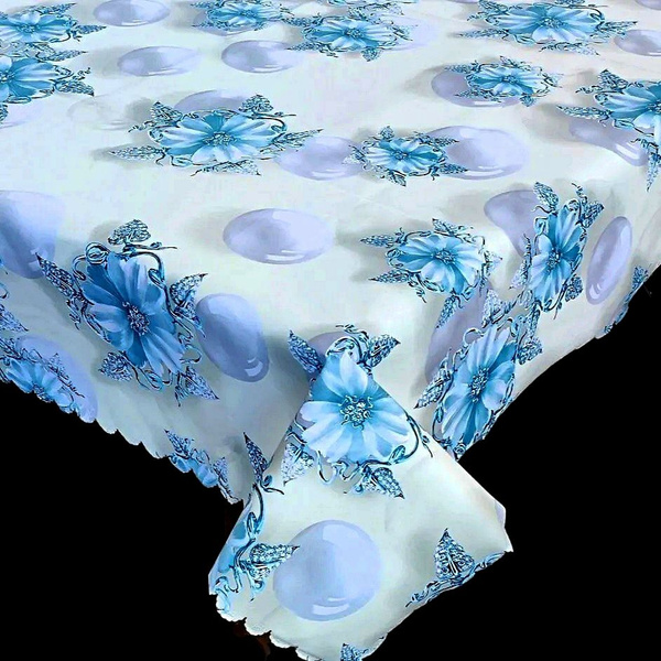 Клеенка на стол на кухню, Laid Table, Скатерть 110х140 тканевая основа ...