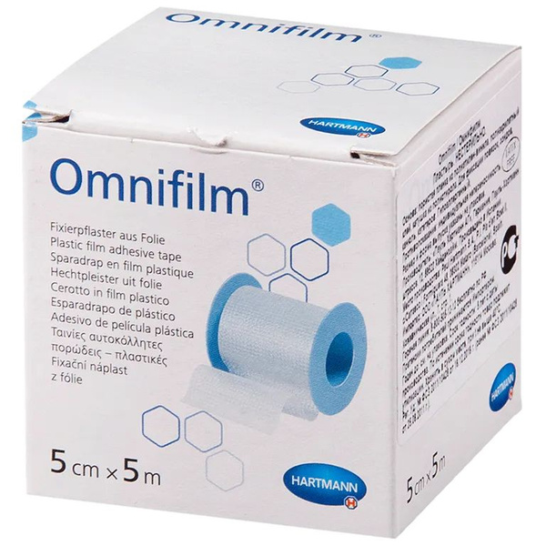 Omnifilm Пластырь фиксирующий пленочная основа 5х500 см прозрачный ...
