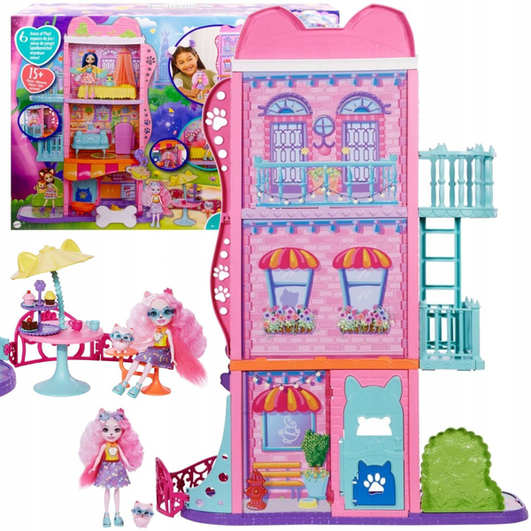 Кукольный домик Mattel Enchantimals - Городской дом с кафе Набор с ...
