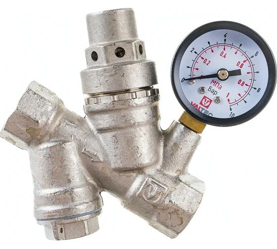 Редуктор давления с фильтром и манометром (2-5 бар; 1/2") Valtec VT.082 ...