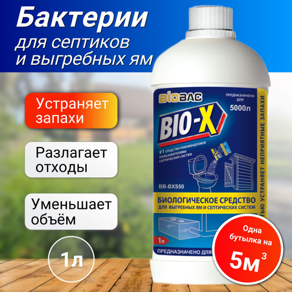 Бактерии для септиков и выгребных ям. Средство для септика BIOBAC ...