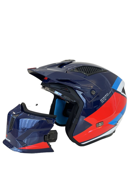 Открытый модульный шлем для мотоцикла MT STREETFIGHTER SV S MAX Gloss L ...