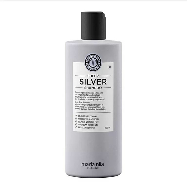 MARIA NILA Sheer Silver Shampoo, Шампунь Подлинное серебро 350 мл ...