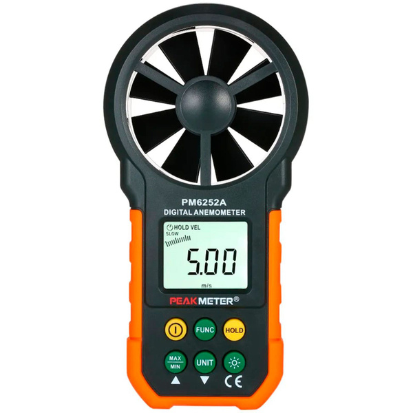 Анемометр (измеритель скорости потока воздуха) PEAKMETER PM6252A ...