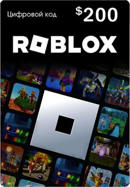 Карта оплаты Roblox 200 USD USA [Цифровая версия] купить на OZON по ...