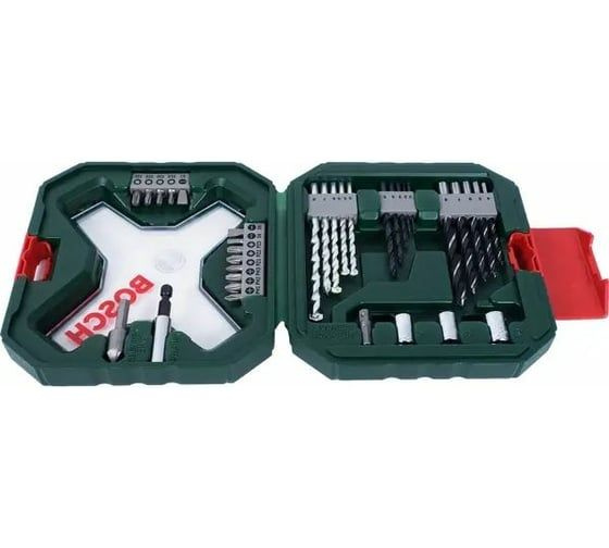 Бита Bosch Набор бит и сверл X-Line 34 предмета 2607010608, 25 мм ...