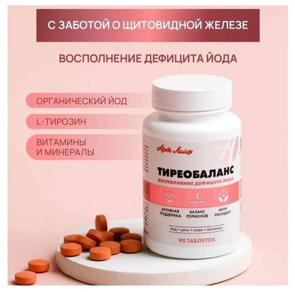 Арт Лайф Тиреобаланс Поддержка функций щитовидной железы Артлайф Art ...