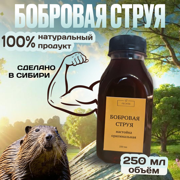 Бобровая струя настойка 250 мл купить на OZON по низкой цене (1622980822)