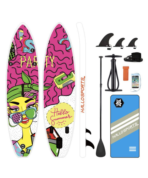 SUP board Hallo sports, Сап борд, сапборд двухслойный полный комплект ...