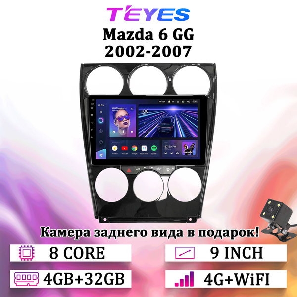 Штатная магнитола Teyes CC3/Mazda 6/Мазда 6/ 4+32GB/4G головное ...