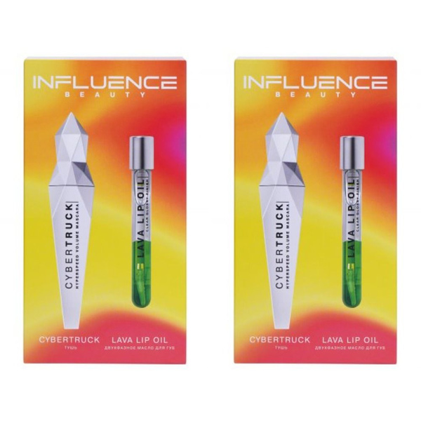 Influence Beauty Набор Тушь для ресниц Cybertruck и Масло двухфазное ...