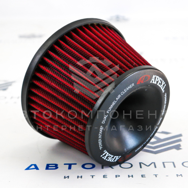 Фильтр воздушный АвтоКомпоненты Универсальный воздушный фильтр нулевого ...