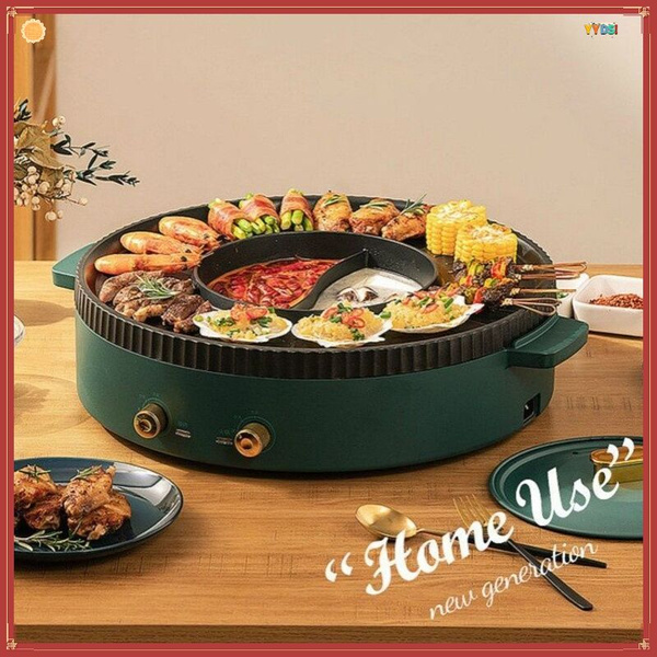 Электрогриль,Хот-пот и барбекю двойного назначения купить на OZON по ...