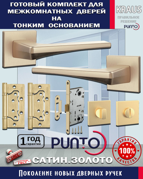 Готовый комплект для межкомнатных дверей Ручка раздельная K.ARC.Q52 ...