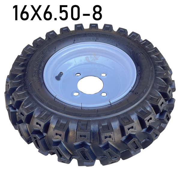 Шины и диски квадроцикл,шины + железные диски 16X6.50-8 (101.6MM ...