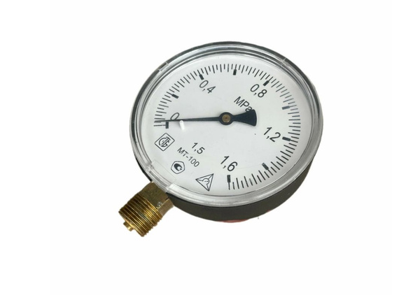 Манометр МТ-100 радиальный Дк100мм 1,6 МПа G1/2" - купить по выгодной ...