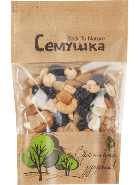 Смесь сладкая СЕМУШКА жареных орехов с цукатами, 150г - купить с ...