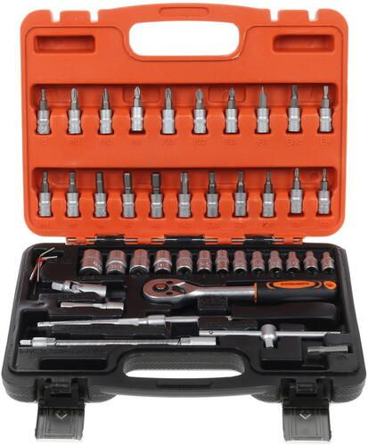 Набор инструментов Кузьмич НИК-005/45 кейс, предметов в наборе - 45 шт ...