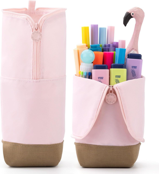 Однотонный многофункциональный пенал для хранения карандашей большой ...