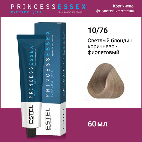 ESTEL PROFESSIONAL Крем-краска PRINCESS ESSEX для окрашивания волос 10/ ...
