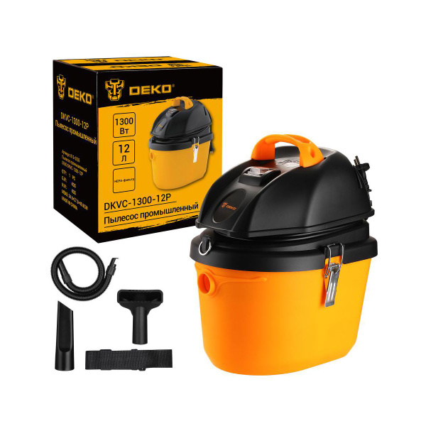 Пылесос строительный Deko DKVC-1300-12P, 1300 Вт - купить с доставкой ...