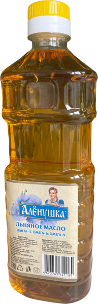 Масло льняное первый отжим 0,5л (пэт) - купить с доставкой по выгодным ...