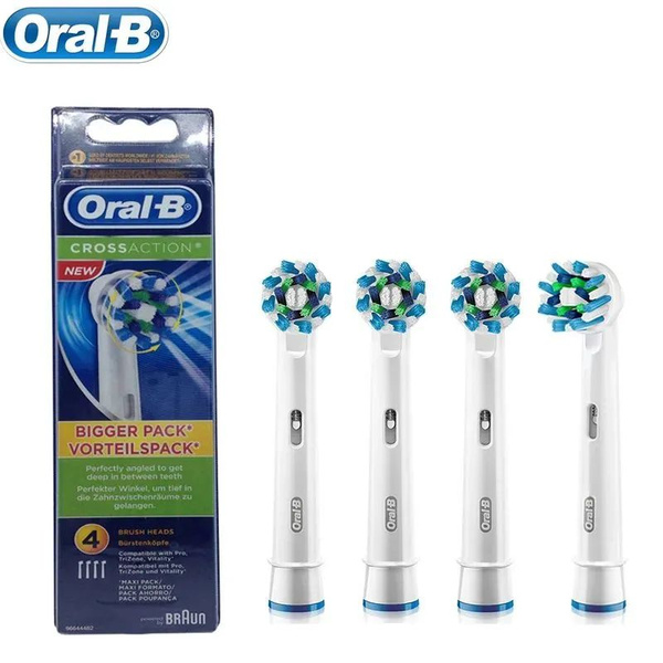 Сменная головка зубной щетки Braun oral-B от oral-B EB50, в упаковке 4 ...