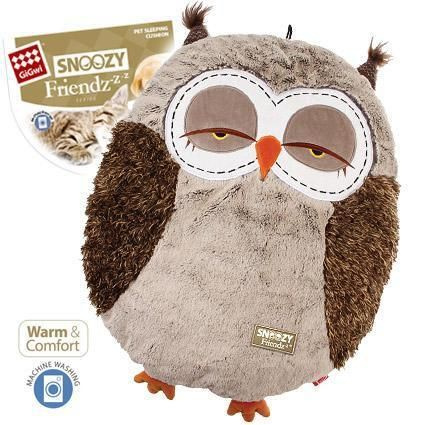 Лежанка для животных GiGwi Сова Snoozy Friendz, серый - купить с ...