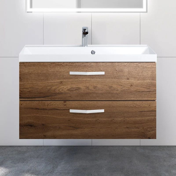 BelBagno Тумба с раковиной, BelBagno Aurora 90 rovere tabacco, 90х45х60 ...