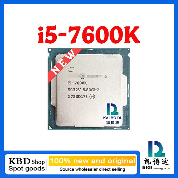Стопроцентно оригинальный чип i5 7600k i5-7600k i5 7600k - купить с ...