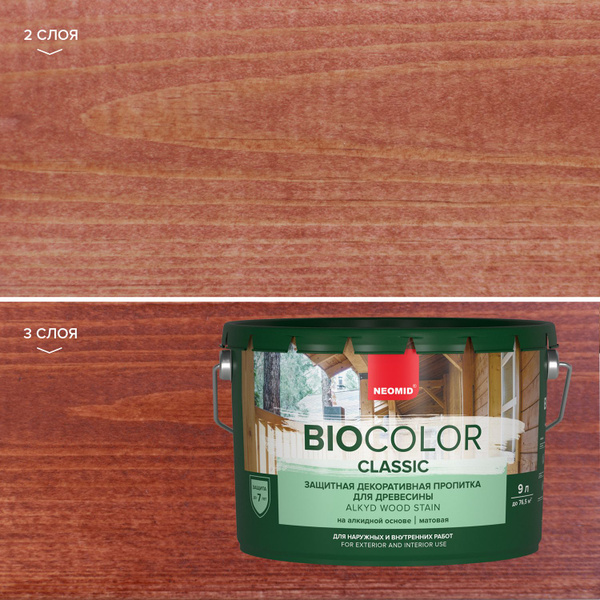 Пропитка Neomid Bio Color Classic (9л) махагон - купить с доставкой по ...