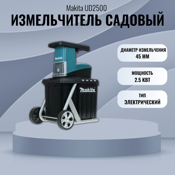 Садовый измельчитель Makita UD2500 купить по выгодной цене в интернет ...