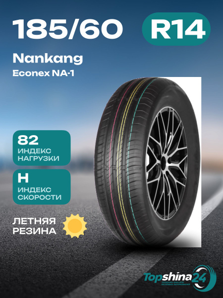 Шины для легковых автомобилей Nankang 185/60 14 Лето Нешипованные ...
