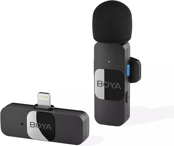 Микрофон BOYA BY-V1 - купить по выгодной цене в интернет-магазине OZON ...