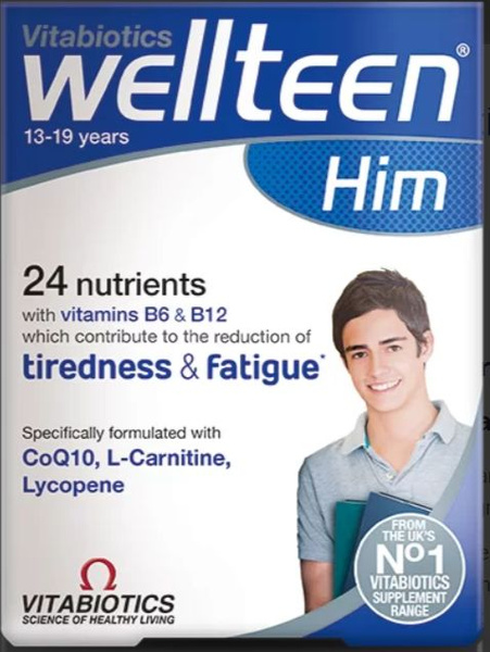 Витамин 30 таблеток для подростков Wellteen Him купить на OZON по ...