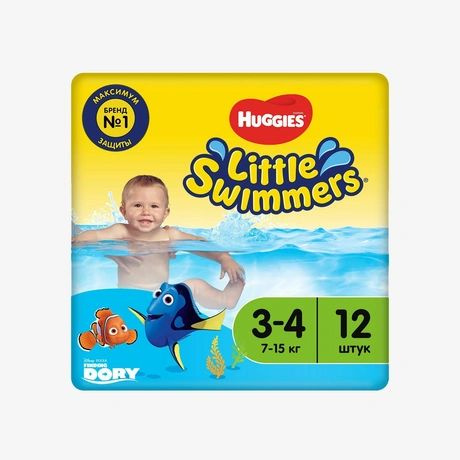 подгузники для купания Little Swimmers 7-15 кг 12 шт купить на OZON по ...