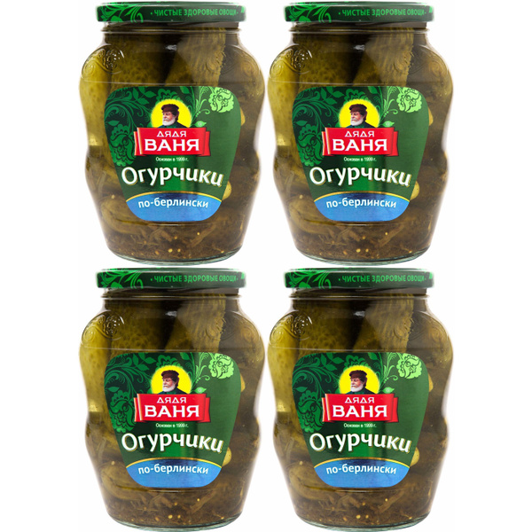 Характеристики Огурчики Дядя Ваня По-берлински маринованные 680 г ...
