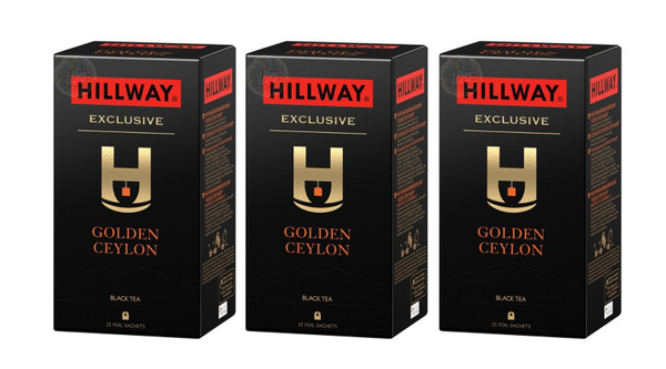 Чай Hillway Голден Цейлон 3 уп по 50 г, Россия купить на OZON по низкой ...